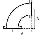 ISO Elbows - 90 Degree Radiused