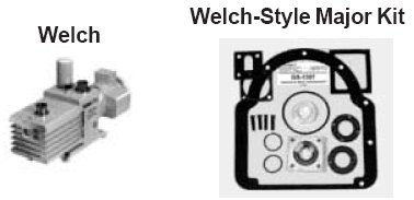 Welch (direct driven) Repair Kit